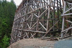 Lumber Mill Bridge Timbers